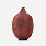 Vase by Gertrud and Otto Natzler, glazed earthenware, sold May 2021