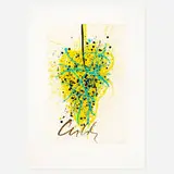 Dale Chihuly, Untitled (Chandelier), lithograph in colors with hand painting