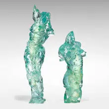 Martin Blank, The Sun and the Moon, 1997, hand-blown glass