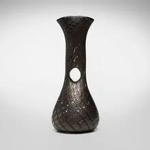 Vase by attribution Dino Martens, c. 1960, internally decorated glass, sold Feb 2025
