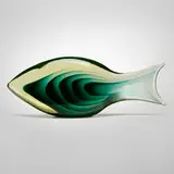 Alberto Tosi, Pesce, c. 1967, sommerso glass
