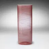 Barovier and Toso, Lattimo Filigrana vase, c. 1990, internally decorated glass with lattimo threads