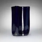 Toni Zuccheri, Scolpti vase, model 716.2, 1967, glass with cristallo bands