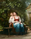 Fritz Zuber-Buhler, Mother's darling