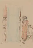 Emil Orlík, Hinter dem Vorhang