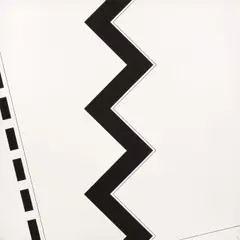 Manfred Mohr, 12/567, 1967, Acryl auf Leinwand