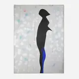 Untitled by Emerson Woelffer, oil and acrylic on canvas, offered Oct 2025