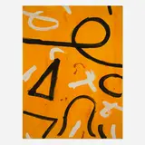Untitled by Emerson Woelffer, 1993, oil and acrylic on canvas, offered Oct 2025