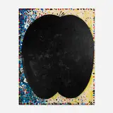 Black Mirror and 100 Fingers by Emerson Woelffer, 1965-66, oil and acrylic on canvas, offered Oct 2025