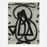Untitled by Emerson Woelffer, 1993, oil and acrylic on canvas, offered Oct 2025
