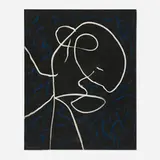 Nite Bride by Emerson Woelffer, 1986, oil and acrylic on canvas, offered Oct 2025