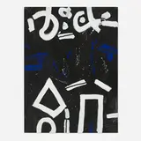 Untitled by Emerson Woelffer, 1997, oil and acrylic on canvas, offered Oct 2025