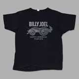 Billy Joel, Snake and Dagger 1978 North American tour vintage t-shirt, poly-blend, single stitch