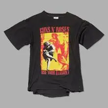 Guns N' Roses, Use Your Illusion I & II vintage t-shirt, 100% cotton, double stitch
