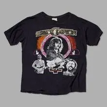 Eric Clapton, 1978 world tour vintage t-shirt, cotton or cotton-blend, single stitch