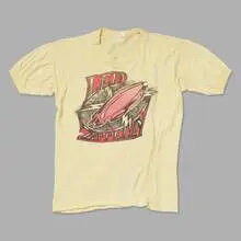 Led Zeppelin, Vintage t-shirt, cotton or cotton-blend, single stitch