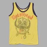 Motörhead, Unique Snaggletooth vintage t-shirt, 1983, ink drawing on cotton or cotton-blend