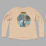 Yes, Going for the One 1977 US tour vintage long-sleeve t-shirt, poly-blend, single stitch
