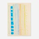 Robert Natkin, Untitled, 1964, crayon and graphite on paper