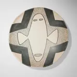 Todd McKie, Bowl, 1986, slip-decorated earthenware