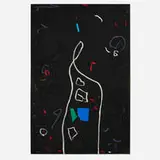 Painting for Artaud by Emerson Woelffer, 1983, oil, acrylic and collage on canvas, offered Mar 2025