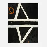 Untitled by Emerson Woelffer, 1993, acrylic and oil on canvas, offered Dec 2024