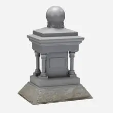 Sam Durant, Ludlow Monument, 2005, MDF, fiberglass, polyurethane foam, enamel and acrylic paint
