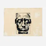 Robert Longo, Study for Solid Vision, 1984-85, ink, graphite and screenprint on paper