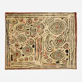 Contemporary, Medium pile carpet, hand-knotted hemp fiber