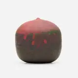 Pink Form #43 by Toshiko Takaezu, 1987, glazed stoneware, sold May 2021