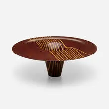 Virginia Dotson, Purple Heart, 1988, wenge, maple