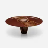 Virginia Dotson, Purple Heart, 1988, wenge, maple