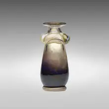 Early miniature vessel by Dale Chihuly, 1968, hand-blown glass, sold May 2021