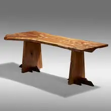 Michael Oates, The Artist's Desk, 2021, London Plane, American black walnut, padouk, mahogany, maple, cherry, wenge, osage orange, brass