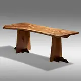 Michael Oates, The Artist's Desk, 2021, London Plane, American black walnut, padouk, mahogany, maple, cherry, wenge, osage orange, brass