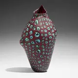 Tsuchida Yasuhiko, Murrine vessel, 2001, fused glass murrine