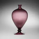 Veronese vase, model 1633 by Vittorio Zecchin, c. 1925, transparent glass, sold Feb 2025