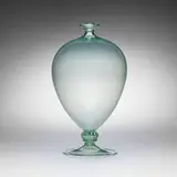 Veronese vase by Vittorio Zecchin, c. 1925, transparent glass, sold Feb 2025
