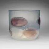 attribution Ercole Barovier, Vase, c. 1970, internally decorated glass