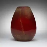 Seguso Vetri D'Arte, Bollicine vase, c. 1935, bollicine glass with gold leaf