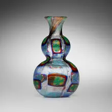 Murano, Vase, c. 1960, internally decorated glass