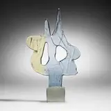 Salviati & attribution C., Untitled (Monumental Sculpture), c. 1970, sculpted glass