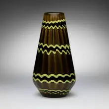 Murano, Vase, c. 1980, internally decorated glass