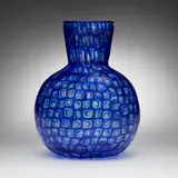 Cenedese, Murrine vase, c. 1960, fused glass murrines