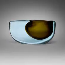 Antonio da Ros, Sasso vase, c. 1960, sommerso glass