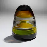 Luciano Gaspari, Sasso vase, c. 1960, fused glass
