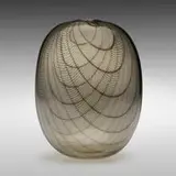 Cogolo vase by Lino Tagliapietra, 1989, glass with filigree zanfirico, sold Feb 2025