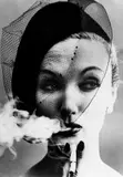 Smoke + Veil, Paris 1958 (Vogue) by William Klein, Späterer Silbergelatineabzug, sold Nov 2014