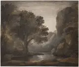 Christoph Nathe, Gebirgslandschaft mit See