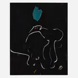 Les Buttes Chaumont by Emerson Woelffer, 1983, oil and acrylic on canvas, offered Aug 2024